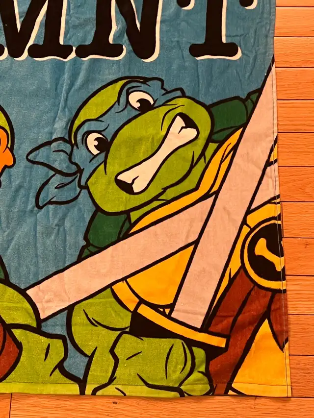 Retro TMNT Teenage Mutant Ninja Turtles Beach Shower Towel in Bathwares in Ottawa - Image 7
