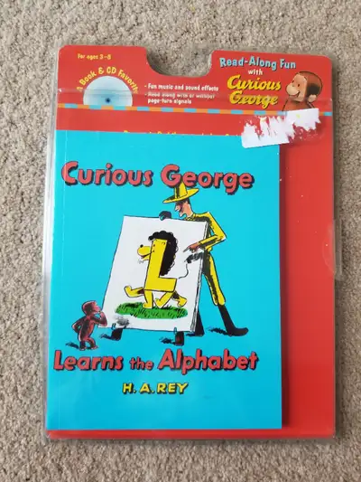 Curious George Learns the Alphabet Book & CD, View more