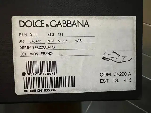 DOLCE & GABBANA Men's Dress Shoes Size 9-10, Brown in Men's in City of Toronto - Image 7