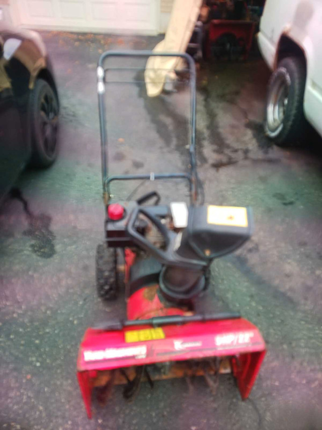 5hp 22 yard machines snowblower  in Snowblowers in Woodstock