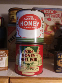 Vintage Honey Tins