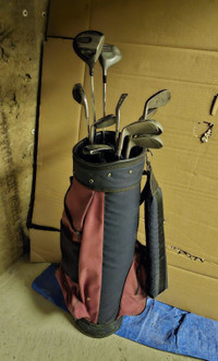 Wilson Pro Staff Jumbo Golf Clubs with Bag - Balls - Glove