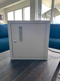 Luxor Wall / Desk Charging Station Cabinet- 8 charging outlets