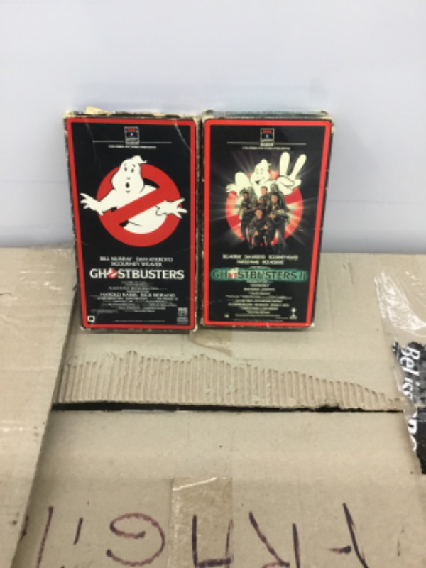 GHOSTBUSTERS1&2 Original Release 1985 Full Box VHS Raised Cover in Other in Markham / York Region