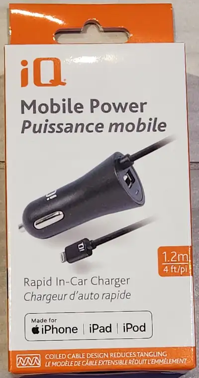 iQ Mobile 12 volt Car Charge for iPhone, View more