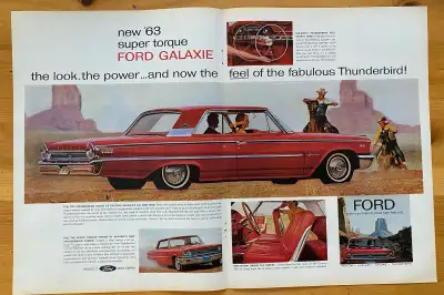 “The liveliest, most care-free cars of the year are here!” Dimensions: 10 1/4 inches wide by 13 1/2...