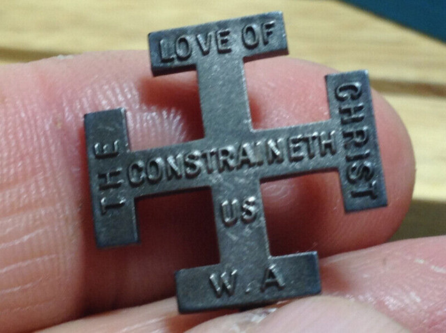 THE LOVE OF CHRIST CONSTRAINETH US W.A. PINBACK -Birks -The Mott in Arts & Collectibles in Vancouver - Image 4