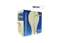1000Ft/Box White Cat5e & Cat6 Cable