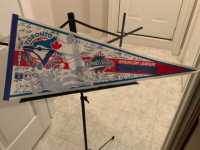 Toronto Blue Jays vintage felt ‘92 World Series banner pennant