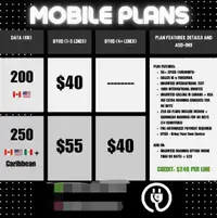 $40- 200GB CELL PHONE PLAN + $60- 3GBPS HOME INTERNET CHEAP DEAL