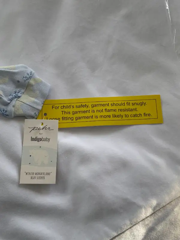 NEW - Soft Blue Fair Aisle Pajamas Sleeper, PEHR, 6-12 months in Other in Markham / York Region - Image 6