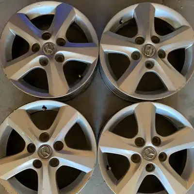 MAZDA Tire Rims in Like-New Condition!!! Smoke and pet-free home. A1 Condition Mazda TIRE RIMS (16.5...