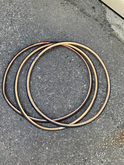 Bunch of 3 new old stock 700x20C tan bi-colour tires, View more