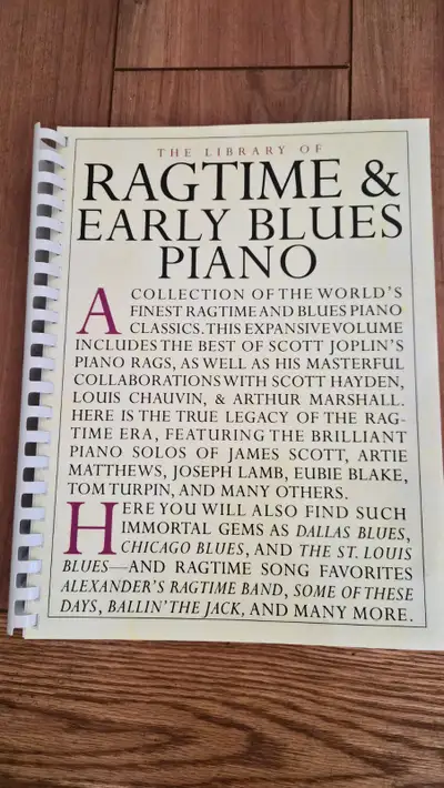 Piano Book - Library of Ragtime and Early Blues Piano, View more