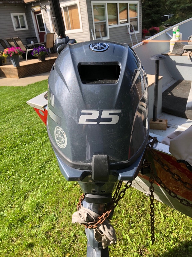 16’ Lund & 25 hp Yamaha outboard (electric) REDUCED TO 12,500