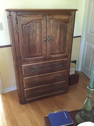 I am selling a beautiful armoire made in Canada by Shermag Furniture. Needless to say, it is of very...