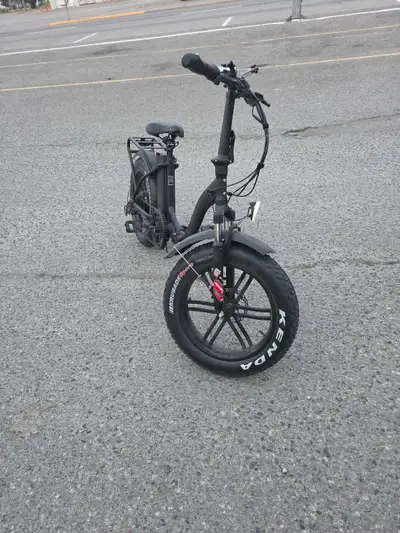 Black fat ebike , View more