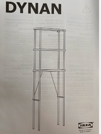 IKEA DYNAN Bathroom Shelf for toilet- I have lots of shelves, View more