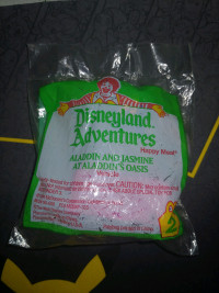 Sealed. 1994 Disneyland Adventures Aladdin & Jasmine Meal Toy