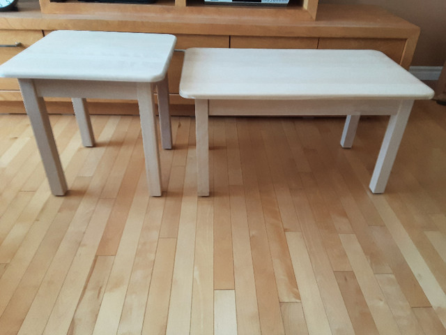 Tables de salon NEUVES en merisier dans Tables basses  à Trois-Rivières