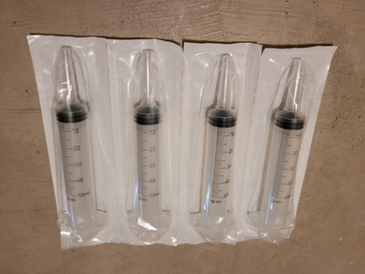 BD 50ml Syringe Catheter Tip and 35ml Monoject Enteral Syringe Sterile syringes Individually sealed...