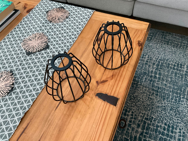 Modern Farmhouse Light Shades $20 for set in Indoor Lighting & Fans in Dartmouth
