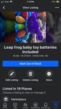 Leap frog baby toy batteries included