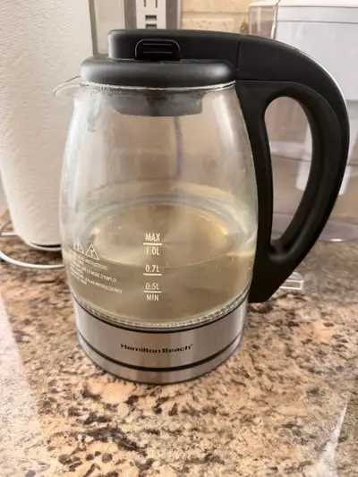 Hamilton Beach Electric Glass Kettle, 1 Liter, View more