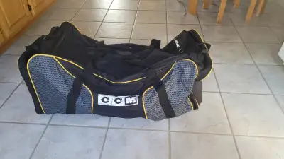 i have 2 hockey bags Ccm , lot space to put hockey stuff or bags to go on vacation , 50$ each