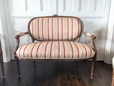 Antique French Settee, View more