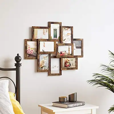 Condition - Color - BLACK, New Wall decor made personal with the SONGMICS Collage Picture Frames. Th...