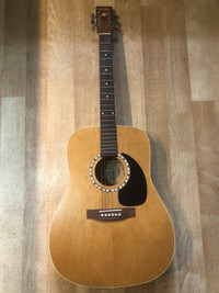 Art & Lutherie Almond Acoustic 6 String Guitar
