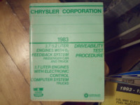 Chrysler Test Books
