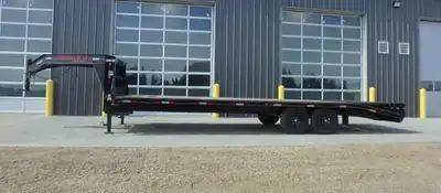 Looking for a gooseneck trailer. Prefer tandem axle but would consider tri axle