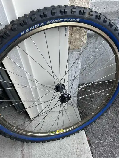 Mavic 230 Front Wheel Gold Ionized 26" with Tire and Tube, View more