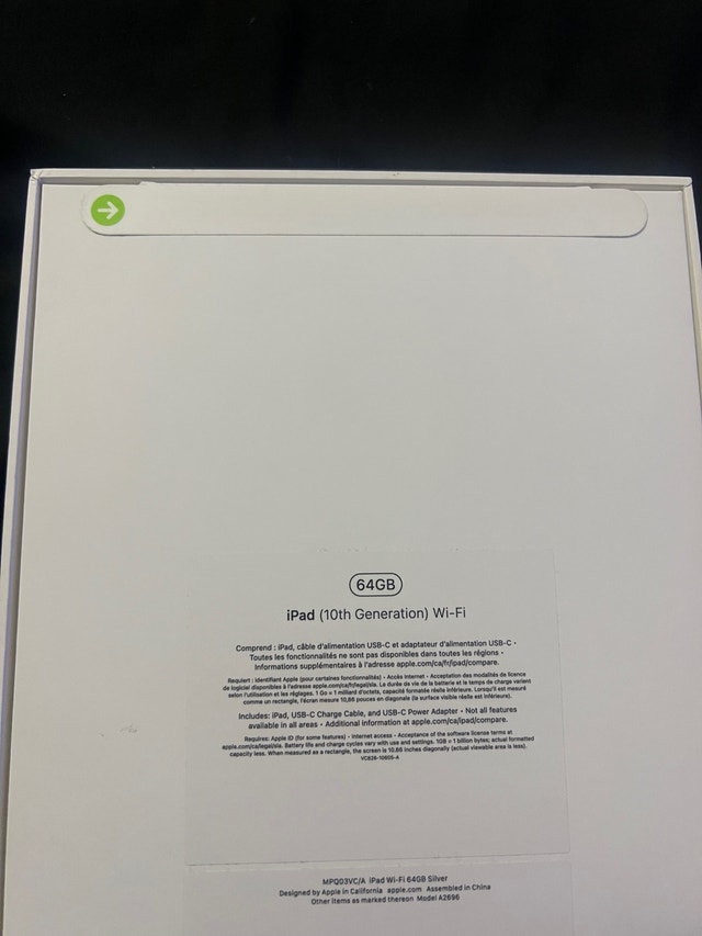 iPad 10th Gen iPads & Tablets Winnipeg Kijiji
