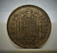 "Coin" 1975 Spain Una Peseta - Juan Carlos I Rey De Espana