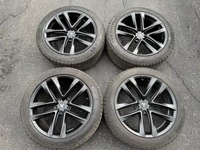 Selling Telsa Model S winter rims and tires 19 inch Steal of a deal All 4 rims are scuffed. Priced a...
