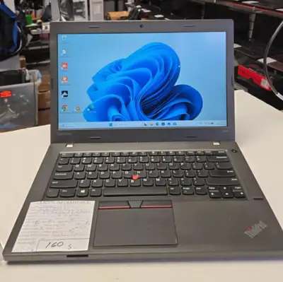 Laptop Lenovo L470 i5-6200U 8Go RAM SSD 256Go DVD Windows 11, View more