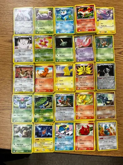 A good mix of vintage pokemon cards, ranging from 1995-2010. There are some cards from pretty much e...