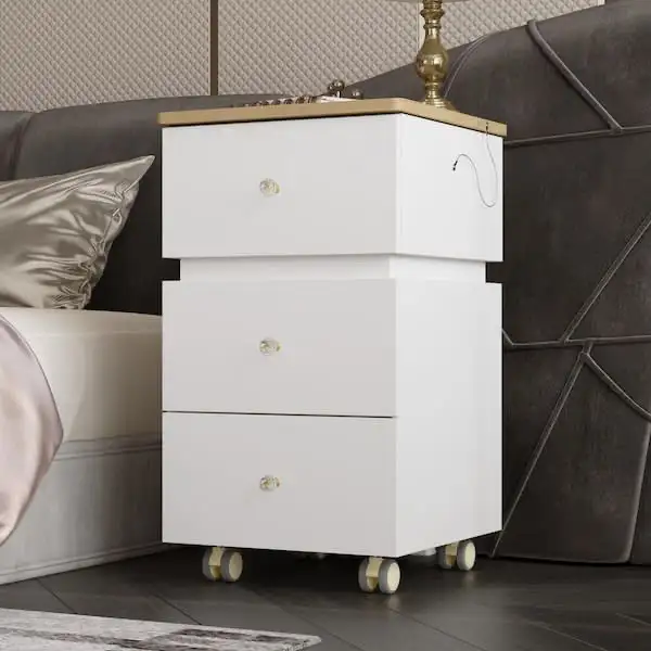 White Lift Makeup Vanity Desk with Flip-Top  in Desks in Markham / York Region - Image 2