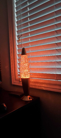 Lava Glitter Desk Lamp New in Sealed Box - Great as Gifts