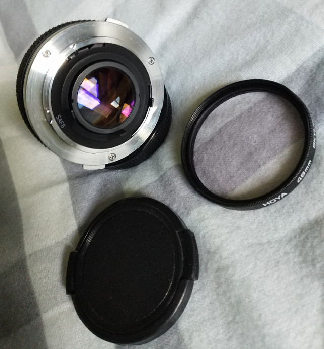 Olympus OM 50mm f/1.8 manual focus lens in Cameras & Camcorders in Trenton - Image 2