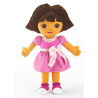 Hello Kitty Hearts Print Mini Tin Lunchbox & Dora Plush Doll