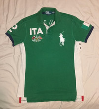 POLO Ralph Lauren Italy Heavy Sailing Big Pony Rugby Shirt 