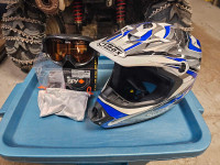 Youth Motocross Dirt Bike Helmet Goggles 