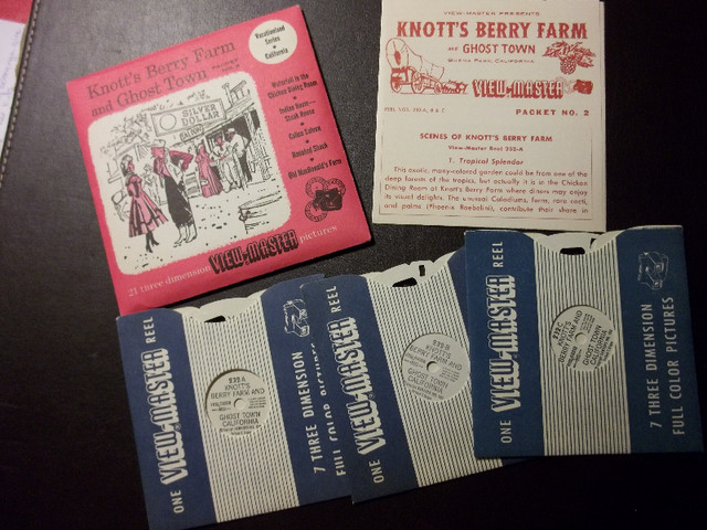 "Knott's Berry Farm and Ghost Town" view master reels in Arts & Collectibles in Hamilton - Image 2