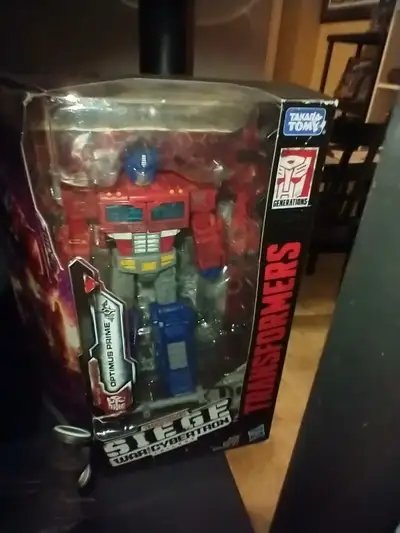 Transformers Optimus Prime Siege War Cypertron Action Figure, View more