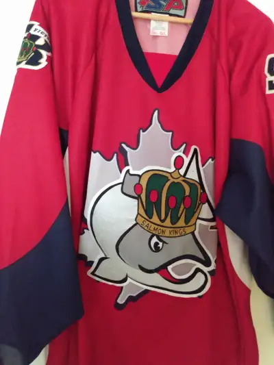 ECHL  Victoria Salmon Kings Jersey. Men large,, View more