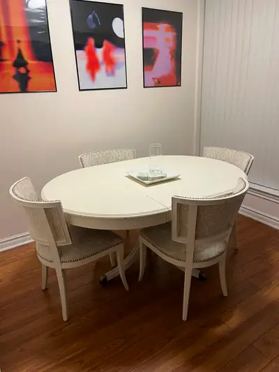 Dining Table with Four Chairs, View more